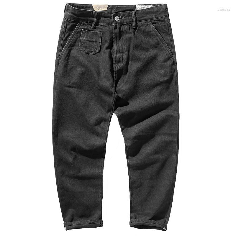 Men's Jeans Men's Autumn And Winter American Retro Heavyweight Thick Denim Straight Men's Washed Old Black Dyed Tapered Hanging
Men's Jeans Men's Autumn And Winter American Retro Heavyweight Thick Denim Straight Men's Washed Old Black Dyed Tapered Hanging