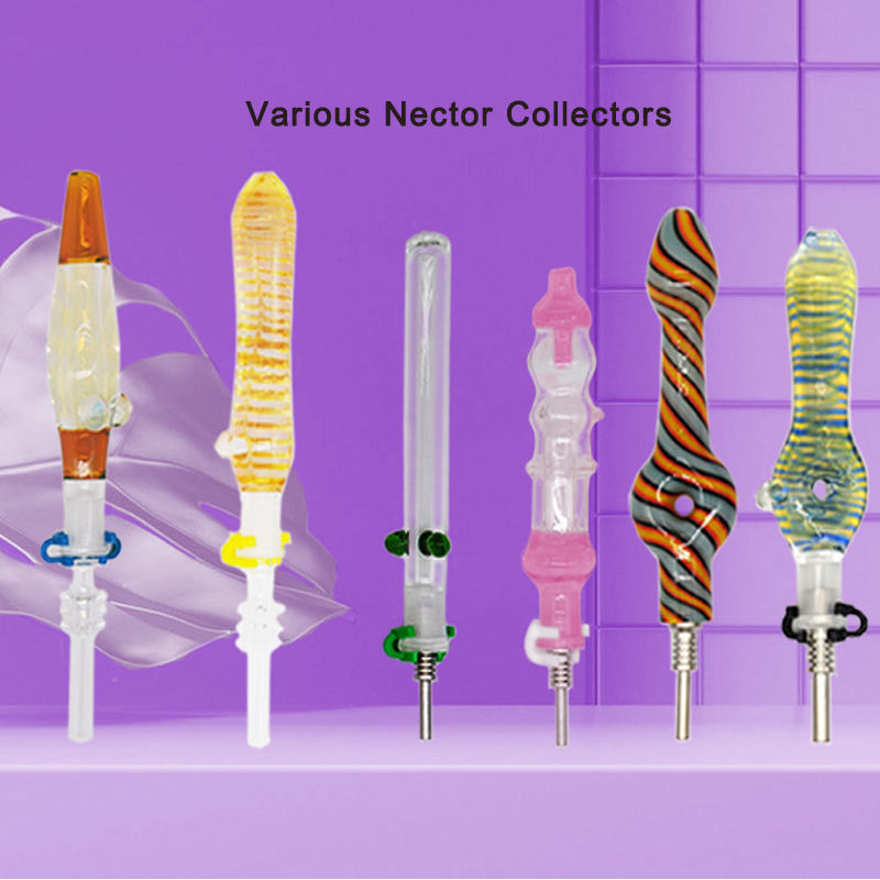 Factory Wholesale Nectar Smoking Accessories Nector Glass Collector Dab Straw NC Kit for Smoke Shops Provided by DelightSmoke
