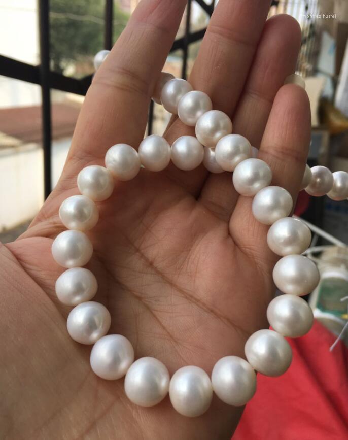 Chains Promotion Sale 11-12mm White Freshwater Pear Necklace 45cm 925 Silver
Chains Promotion Sale 11-12mm White Freshwater Pear Necklace 45cm 925 Silver