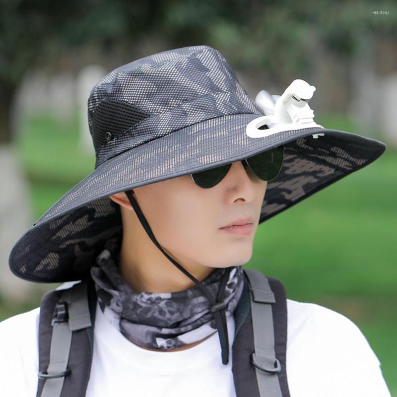 Bandanas Breathable Men Camouflage Sun Hat With Wide Brim Adjustable Sunscreen Uv Protective Bucket Cap Fan
Bandanas Breathable Men Camouflage Sun Hat With Wide Brim Adjustable Sunscreen Uv Protective Bucket Cap Fan