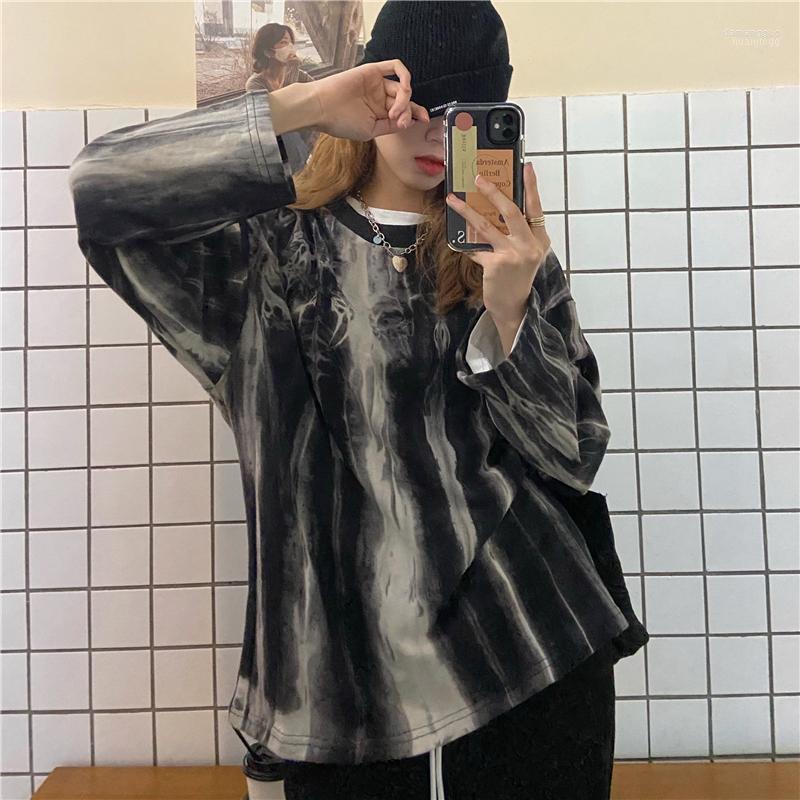 Women's Hoodies Sweatshirt Autumn And Winter Loose Wild Long-sleeved Black Tie-dye Round Neck Hoodie Streetwear Women's Trend &, Picture color
Women's Hoodies Sweatshirt Autumn And Winter Loose Wild Long-sleeved Black Tie-dye Round Neck Hoodie Streetwear Women's Trend &, Picture color