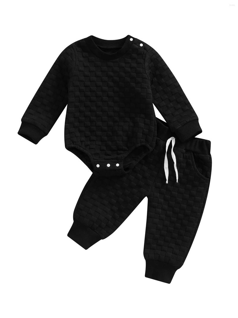 Clothing Sets Infant Baby Boy Girls Unisex Casual Checkerboard Solid Color Long Sleeve Romper Tops Drawstring Pants, White-checkboard
Clothing Sets Infant Baby Boy Girls Unisex Casual Checkerboard Solid Color Long Sleeve Romper Tops Drawstring Pants, White-checkboard