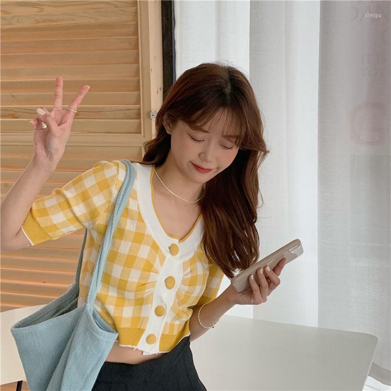 Women' T Shirts Woman Tshirts Plaid Sweater Women' 2022 Short Summer Top Sleeve Crop Mujer Camisetas, Black
Women' T Shirts Woman Tshirts Plaid Sweater Women' 2022 Short Summer Top Sleeve Crop Mujer Camisetas, Black