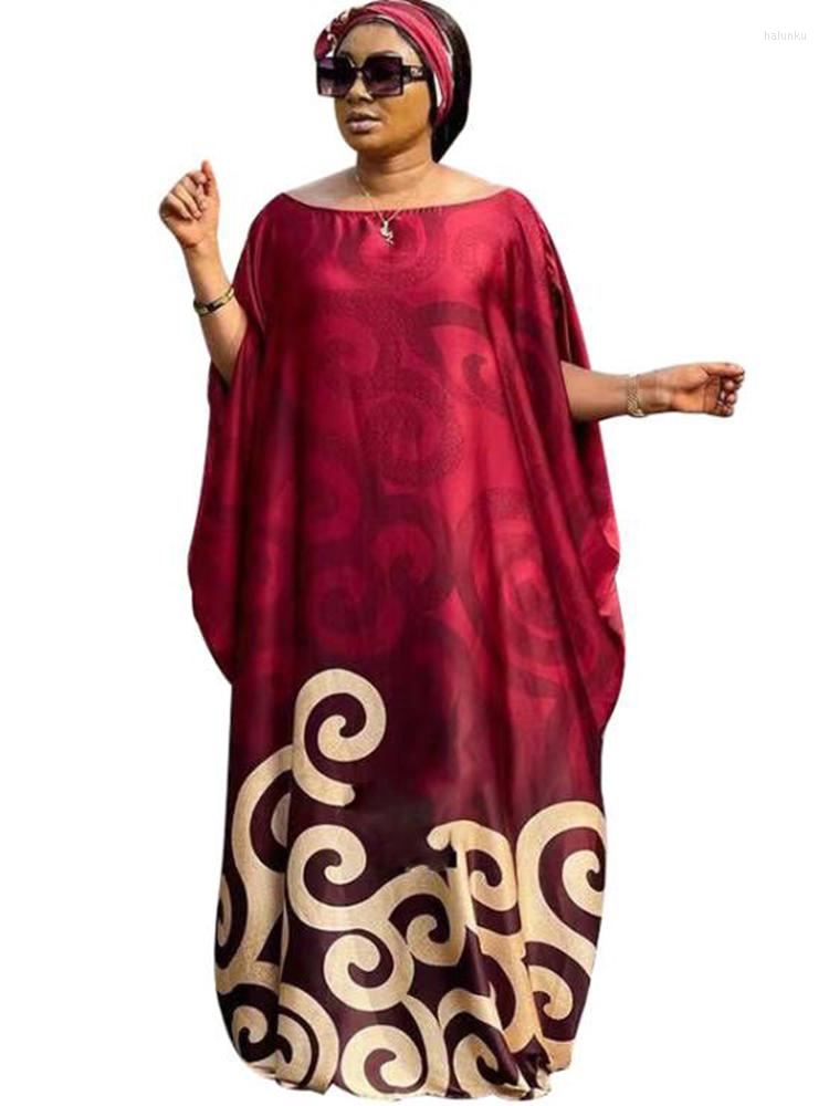 Ethnic Clothing Dashiki African Dresses For Women Batwing Sleeve Loose Boubou Africa Fashion Print Streetwear Robes Long Dress
Ethnic Clothing Dashiki African Dresses For Women Batwing Sleeve Loose Boubou Africa Fashion Print Streetwear Robes Long Dress