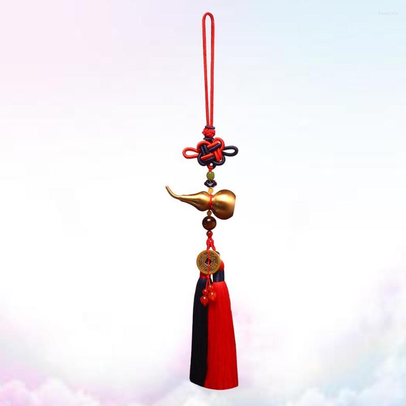 Interior Decorations Traditional Copper Coin Gourd Pendant Tassel Hanging Ornament Feng Shui Decor Car Decoration Accessory
Interior Decorations Traditional Copper Coin Gourd Pendant Tassel Hanging Ornament Feng Shui Decor Car Decoration Accessory