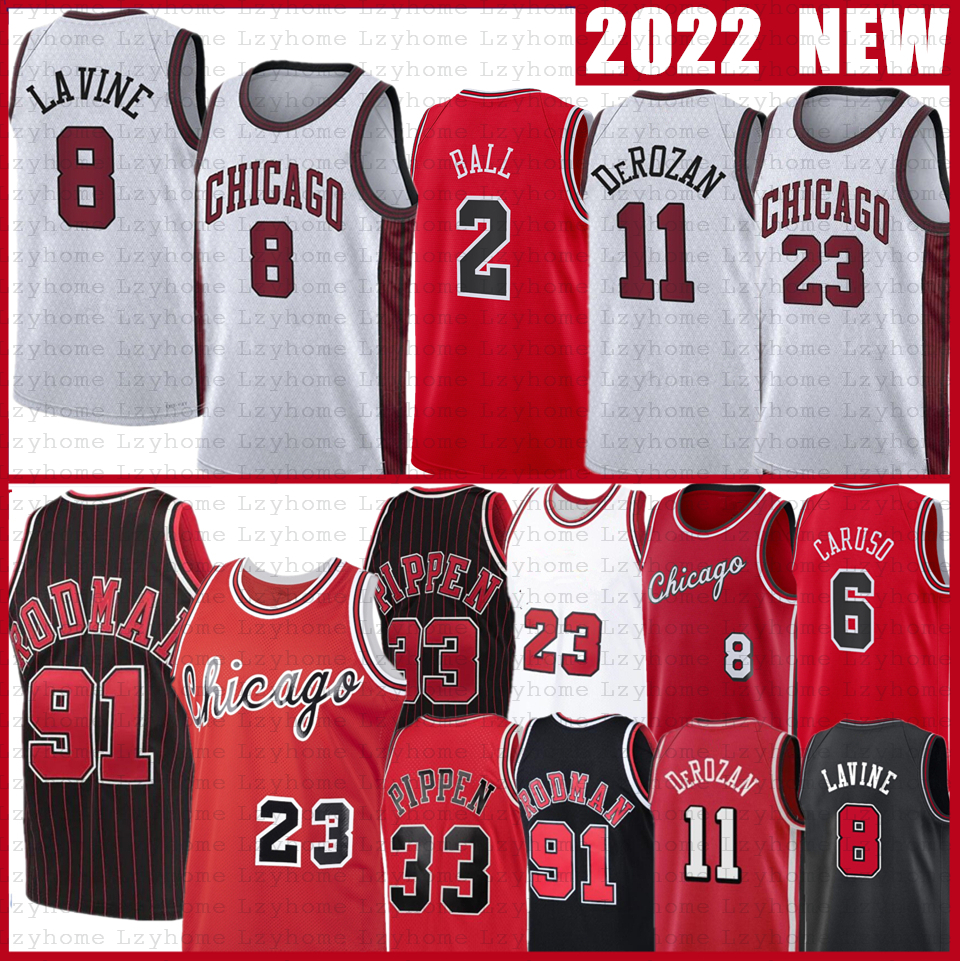 Demar DeRozan Lonzo Ball Zach LaVine City Basketball Jersey Scottie Pippen Chicagos Bull Alex Caruso Derrick Rose Dennis Rodman 2022 23 City Shirt Edition Jerseys, Mens
Demar DeRozan Lonzo Ball Zach LaVine City Basketball Jersey Scottie Pippen Chicagos Bull Alex Caruso Derrick Rose Dennis Rodman 2022 23 City Shirt Edition Jerseys, Mens