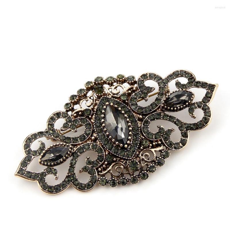 Brooches Sunspicems Turkish Flower Crystal Women Brooch Antique Gold Color Morocco Caftan Banquet Jewelry Hijab Scaft Pin
Brooches Sunspicems Turkish Flower Crystal Women Brooch Antique Gold Color Morocco Caftan Banquet Jewelry Hijab Scaft Pin