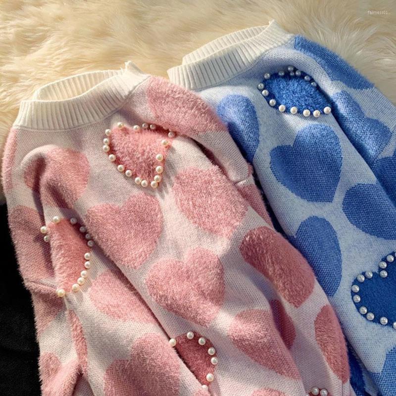 Women's Sweaters Pull Femme 2022 Winter Autumn Knitted Sweater Women Lantern Sleeve Embroidery Thicken Pullovers Jumper, Pink
Women's Sweaters Pull Femme 2022 Winter Autumn Knitted Sweater Women Lantern Sleeve Embroidery Thicken Pullovers Jumper, Pink