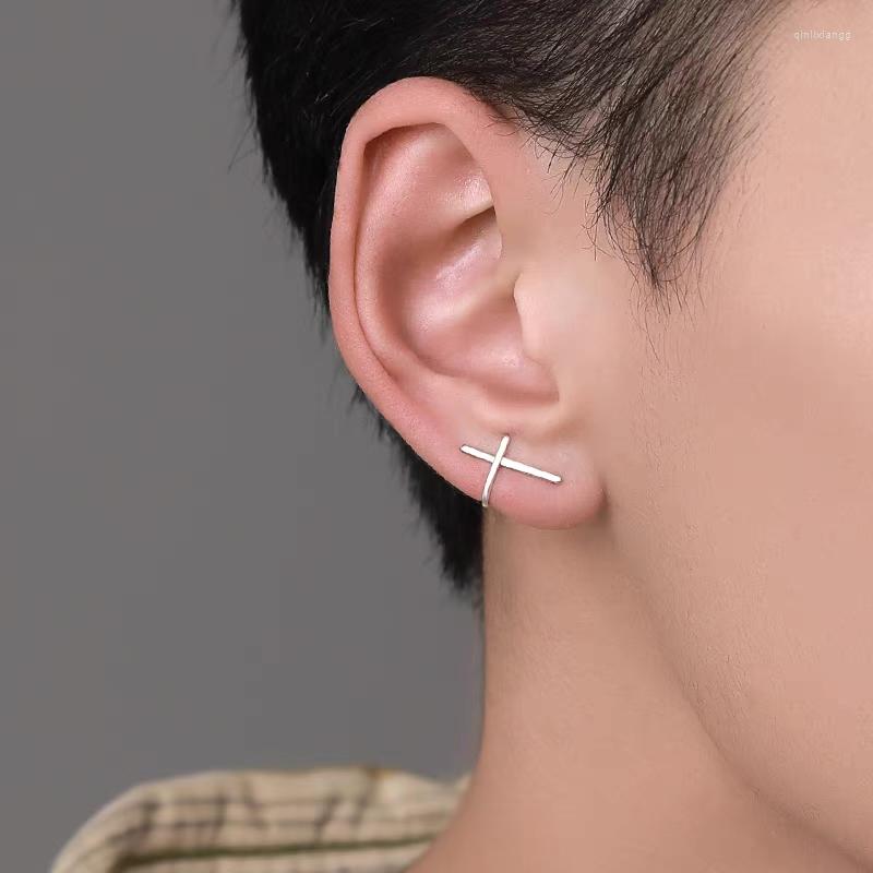 Backs Earrings 925 Sterling Silver Male Stud Hipster Minority Trend Individual Cross Earring Gifts For Men Fine Jewelry
Backs Earrings 925 Sterling Silver Male Stud Hipster Minority Trend Individual Cross Earring Gifts For Men Fine Jewelry