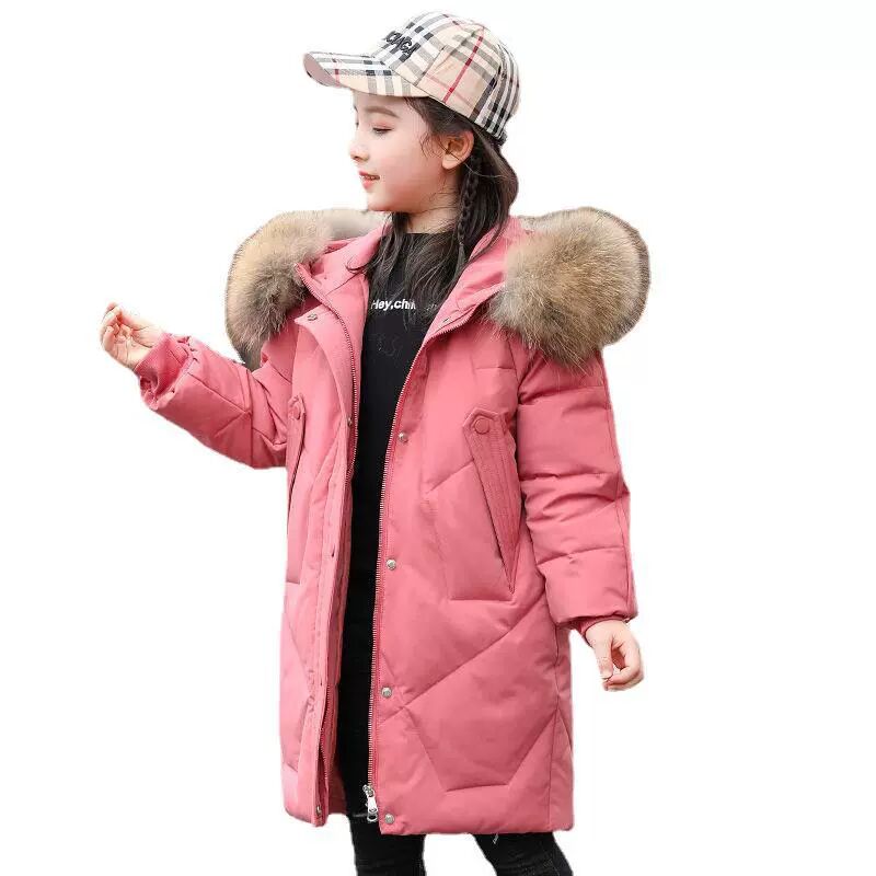 2022 girls' coats winter cotton padded jacket thickened down medium length dark red pink fashionable and warm
2022 girls' coats winter cotton padded jacket thickened down medium length dark red pink fashionable and warm