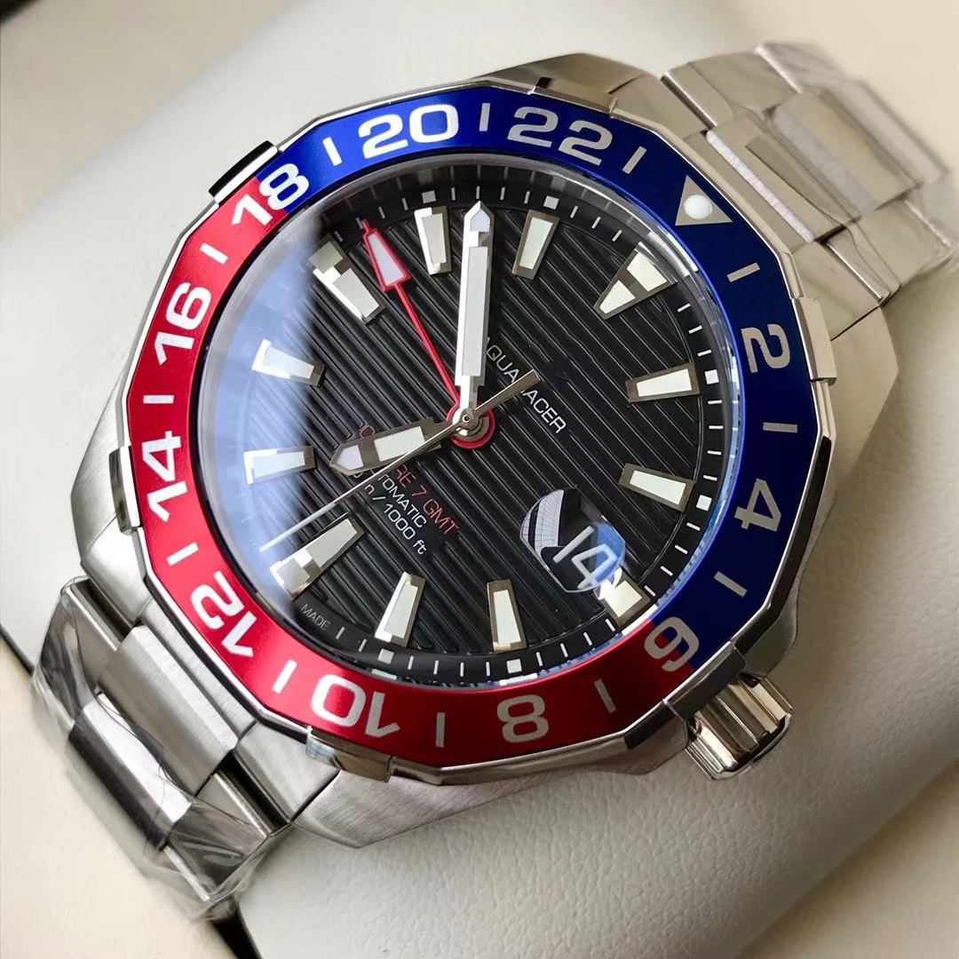 Men's watch Swiss ETA 2893-2 mechanical movement Size 43 MM fine steel watchband sapphire crystal glass Ceramic bezel Waterproof luminous, As shown
Men's watch Swiss ETA 2893-2 mechanical movement Size 43 MM fine steel watchband sapphire crystal glass Ceramic bezel Waterproof luminous, As shown
