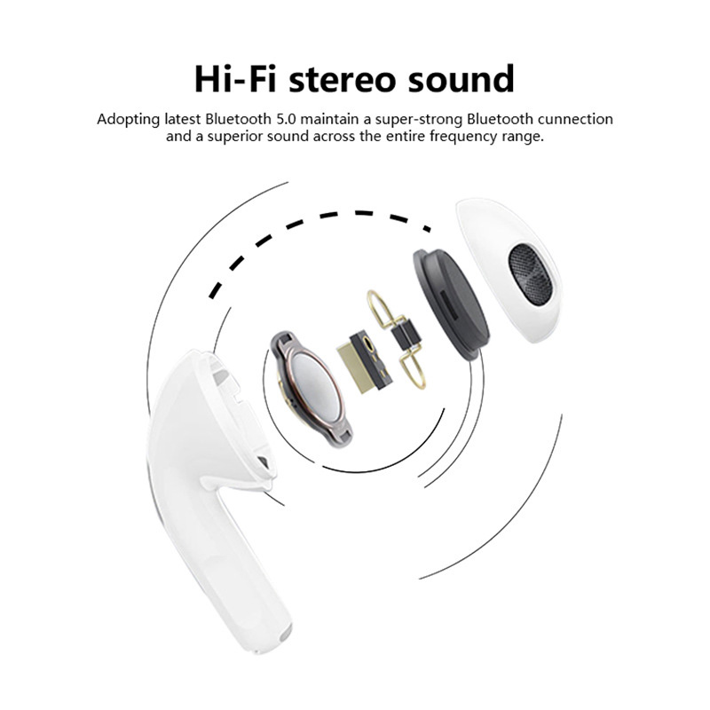 Sports Earphones TWS Air Pro 6 Wireless Stereo Earbud Waterproof Mini In Ear Headphone Headset Fit For Phones