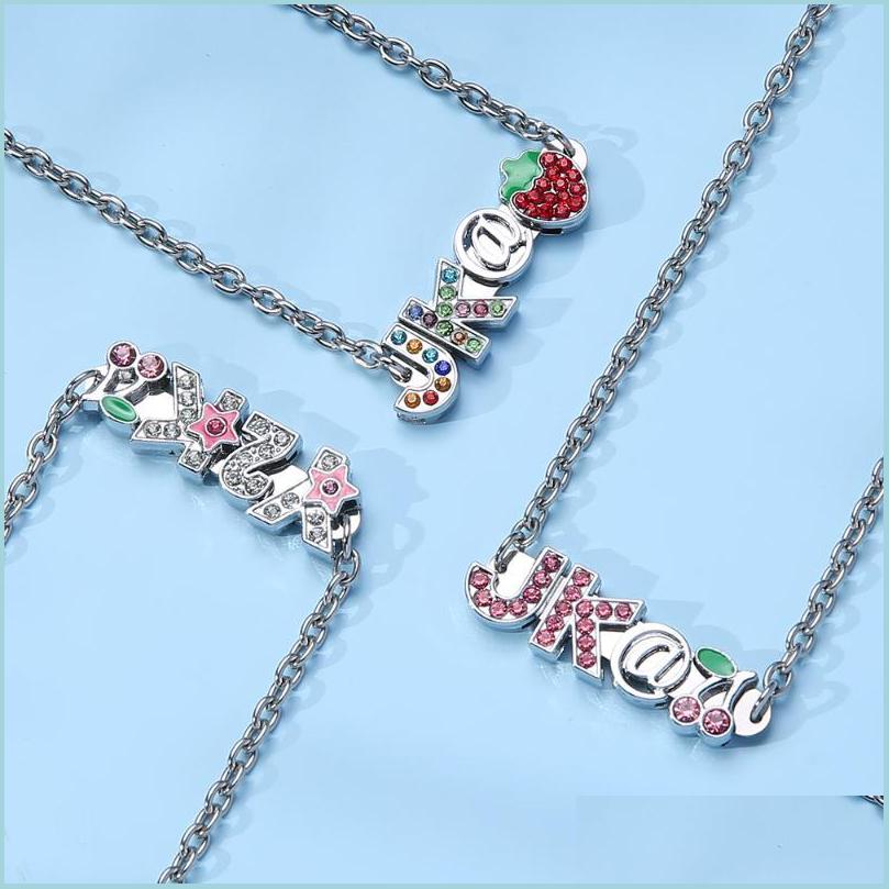 Pendant Necklaces Pendant Necklaces Bling 90S Rhinestone Stainless Steel Y2K Letters Necklce For Egirls Harajuku Cherry Necklacespen Dhkit
Pendant Necklaces Pendant Necklaces Bling 90S Rhinestone Stainless Steel Y2K Letters Necklce For Egirls Harajuku Cherry Necklacespen Dhkit