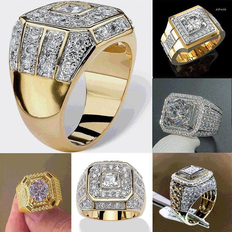 Wedding Rings Dazzling White Silvery Color Crystal CZ Ring For Women Men Hip Hop Full Engagement Band Jewelry
Wedding Rings Dazzling White Silvery Color Crystal CZ Ring For Women Men Hip Hop Full Engagement Band Jewelry