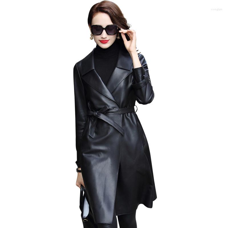Women's Leather Genuine Jacket Women Long Sheepskin Coat Autumn Winter Windbreaker Women's Jackets 2022 BL2022T866 KJ6156, Black
Women's Leather Genuine Jacket Women Long Sheepskin Coat Autumn Winter Windbreaker Women's Jackets 2022 BL2022T866 KJ6156, Black