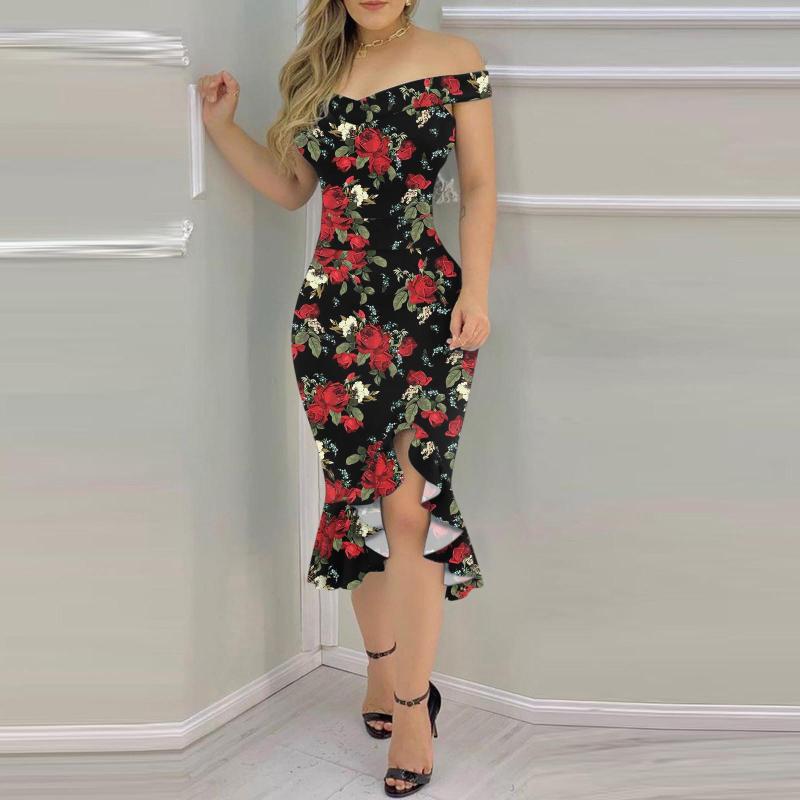 Casual Dresses Sexy Elegant Floral Printing Dress Ladies Fashion Backless High Spilt Mermaid Women Summer Evening Party Mujer, Pink
Casual Dresses Sexy Elegant Floral Printing Dress Ladies Fashion Backless High Spilt Mermaid Women Summer Evening Party Mujer, Pink