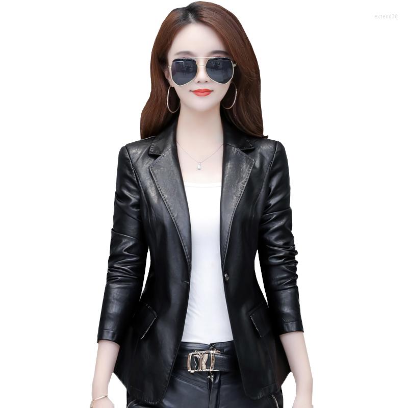 Women's Leather 2022 Spring Autumn Short Jacket Women Korean Fashion Femme Slim Motorcycle Blazers Coat Tide Top, Black
Women's Leather 2022 Spring Autumn Short Jacket Women Korean Fashion Femme Slim Motorcycle Blazers Coat Tide Top, Black