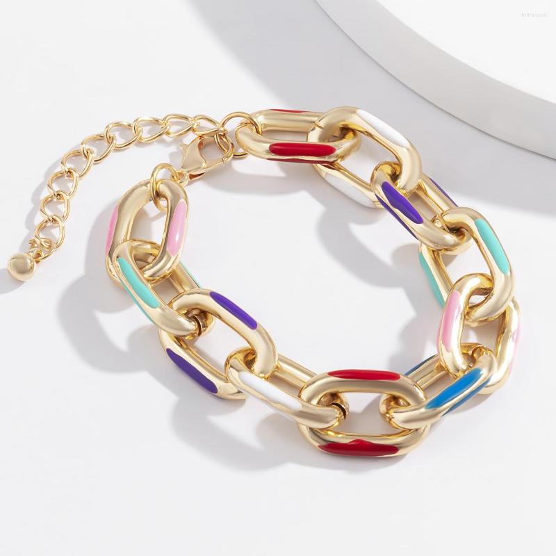Necklace Earrings Set Cross-Border Sold Fashion Simple Color Painting Oil Chain Hip Hop Trend Single Layer Bracelet For Women, Picture shown
Necklace Earrings Set Cross-Border Sold Fashion Simple Color Painting Oil Chain Hip Hop Trend Single Layer Bracelet For Women, Picture shown