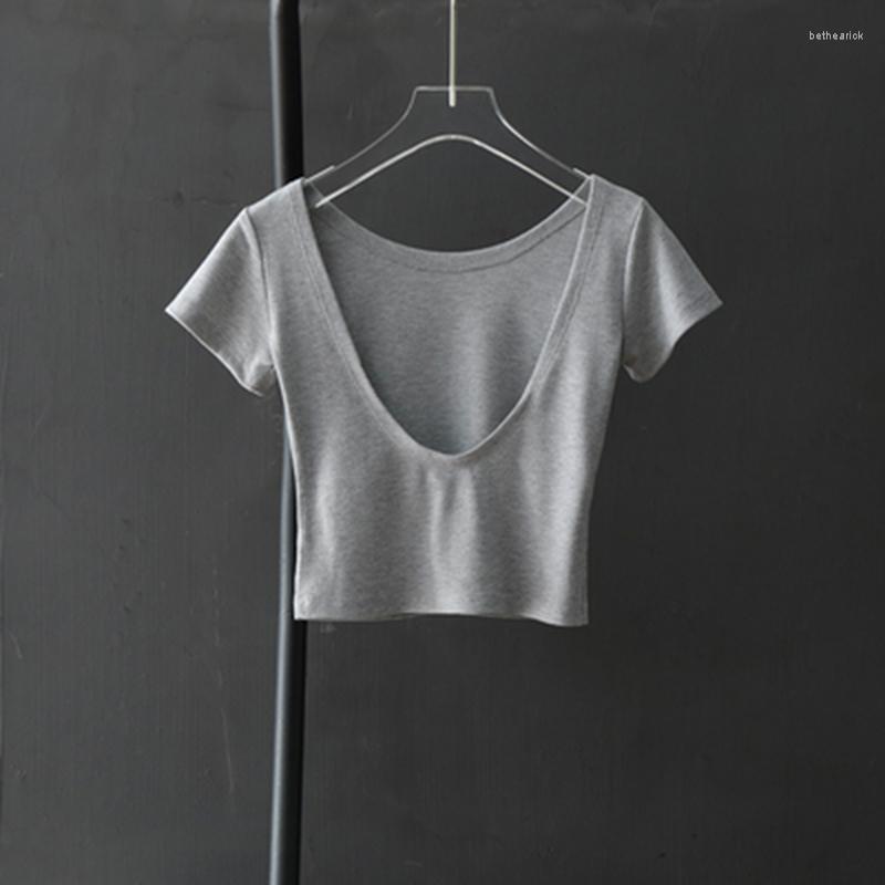 Women's T Shirts Backless Cotton Women T-shirts 2022 Summer V-neck Solid Short-sleeved Slim Sexy Female Pulls Tops Tees Outwear, Black
Women's T Shirts Backless Cotton Women T-shirts 2022 Summer V-neck Solid Short-sleeved Slim Sexy Female Pulls Tops Tees Outwear, Black