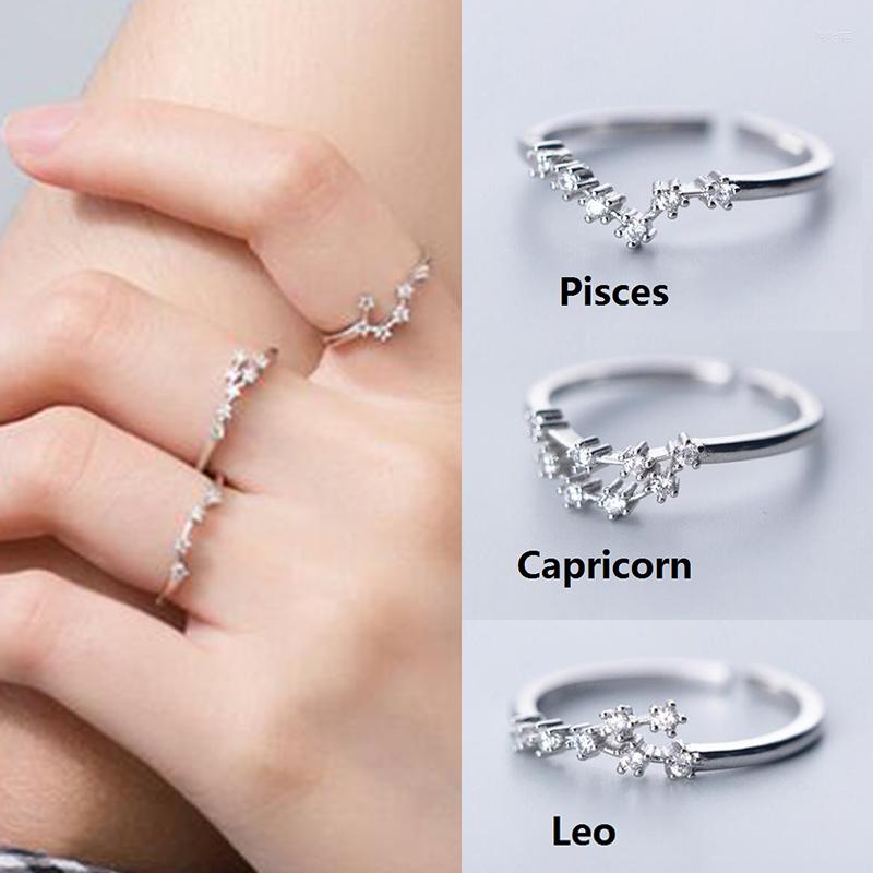 Cluster Rings 925 Sterling Silver Zodiac For Women Men Antique Design Letter Leo Aries Minimalist 12 Constellation Jewelry
Cluster Rings 925 Sterling Silver Zodiac For Women Men Antique Design Letter Leo Aries Minimalist 12 Constellation Jewelry