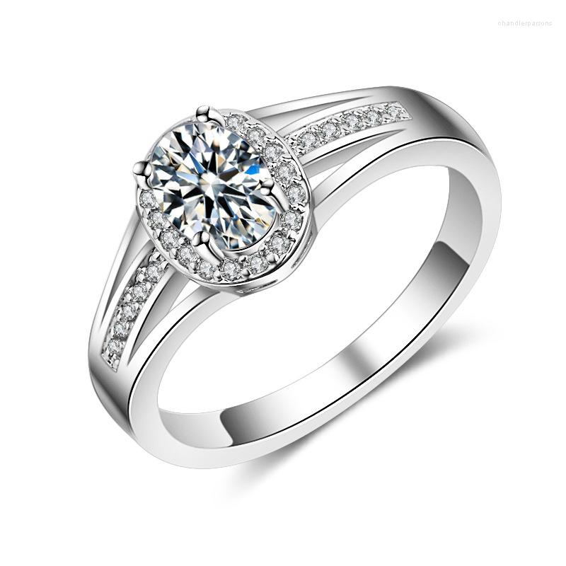 Cluster Rings Fashion Women 925 Silver Jewelry Oval Shape Zircon Gemstones Charm Finger Ring For Wedding Party Accessories Wholesale
Cluster Rings Fashion Women 925 Silver Jewelry Oval Shape Zircon Gemstones Charm Finger Ring For Wedding Party Accessories Wholesale