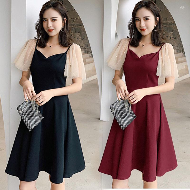 Casual Dresses Women Summer Short-Sleeve One-Piece Dress For Women's Beaded A- Line Skirt Vestido De Mujer Femme Robe, Black
Casual Dresses Women Summer Short-Sleeve One-Piece Dress For Women's Beaded A- Line Skirt Vestido De Mujer Femme Robe, Black