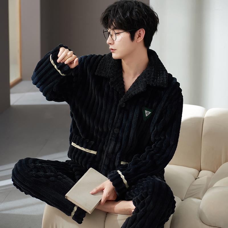 Men's Sleepwear QUHENG Est Men's Winter Thicken Warm Flannel Pajamas Sets Male 2022 Long Sleeve Plus Size Home Clothing, 11
Men's Sleepwear QUHENG Est Men's Winter Thicken Warm Flannel Pajamas Sets Male 2022 Long Sleeve Plus Size Home Clothing, 11