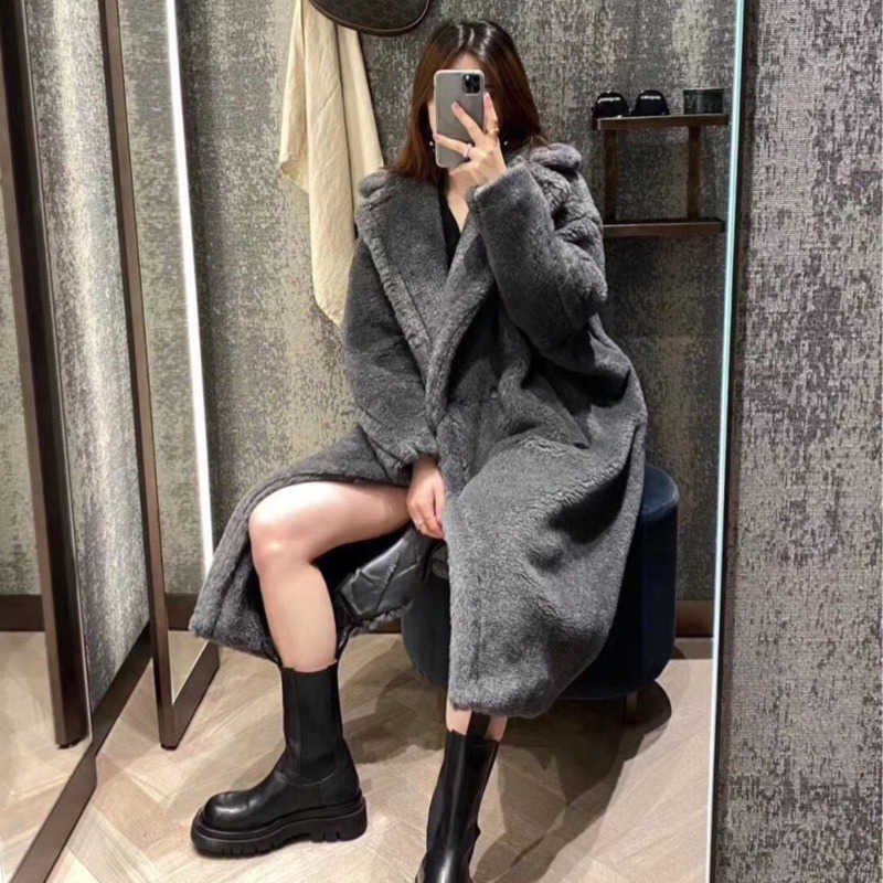 Womens Clothing Designer Coats Top Quality Max Classic Teddy Bear Hooded Jacket Handmade Custom Pure Wool Coat Long Loose Fashion Winter, Brown
Womens Clothing Designer Coats Top Quality Max Classic Teddy Bear Hooded Jacket Handmade Custom Pure Wool Coat Long Loose Fashion Winter, Brown