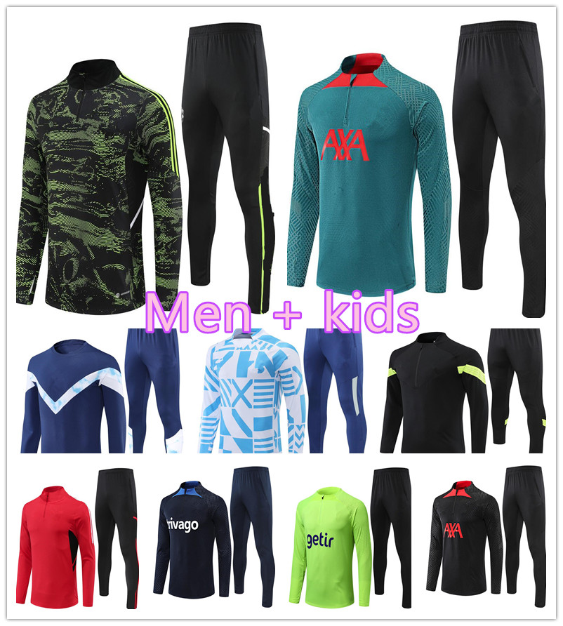 Football tracksuit 2022 survetement chandal tuta 2022 kids and men soccer jogging training suit
Football tracksuit 2022 survetement chandal tuta 2022 kids and men soccer jogging training suit