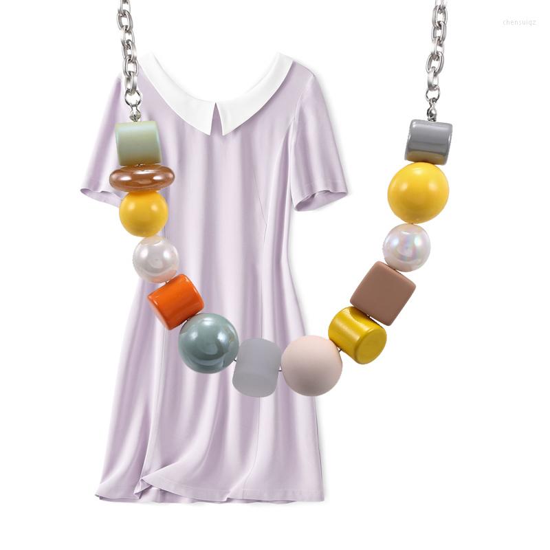 Pendant Necklaces Match-Right Sweet Cute Acrylic Beads Necklace & For Women Statement Collar Fashion Jewelry Gift Party
Pendant Necklaces Match-Right Sweet Cute Acrylic Beads Necklace & For Women Statement Collar Fashion Jewelry Gift Party