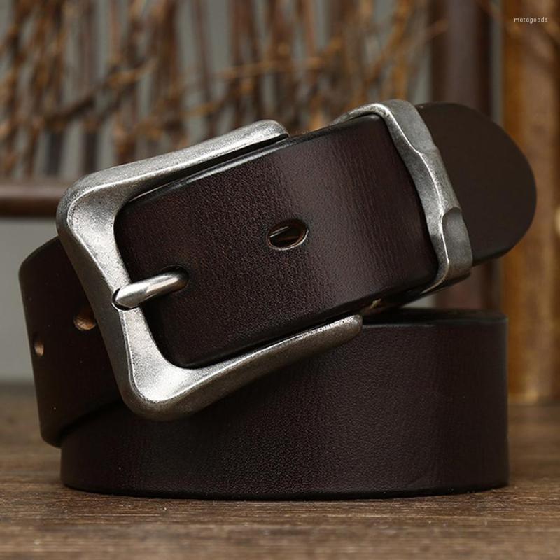 Belts 3.8CM Thick Retro Cowboy Jeans Real Genuine Leather Belt Men Heavy Stainless Steel Buckle For Waist Male Cowskin Strap, Black
Belts 3.8CM Thick Retro Cowboy Jeans Real Genuine Leather Belt Men Heavy Stainless Steel Buckle For Waist Male Cowskin Strap, Black