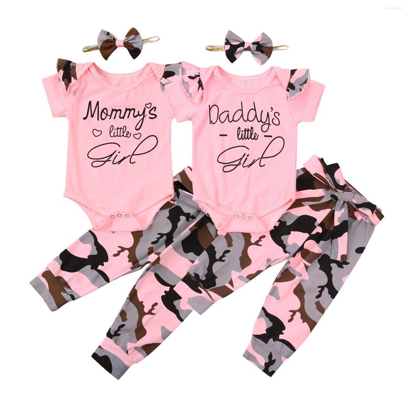 Clothing Sets OPPERIAYA 3Pcs Summer Outfits Letters Print Short Sleeves Bodysuit Camouflage Pants Hairband For Toddler Baby Girls 0-18, Daddy
Clothing Sets OPPERIAYA 3Pcs Summer Outfits Letters Print Short Sleeves Bodysuit Camouflage Pants Hairband For Toddler Baby Girls 0-18, Daddy