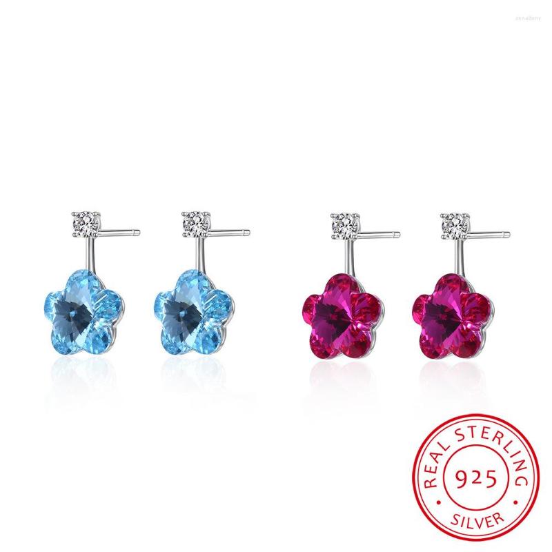 Stud Earrings LEKANI Flower Earring For Women Fashion Crystal 925 Sterling Silver Fine Jewelry Girls Gift
Stud Earrings LEKANI Flower Earring For Women Fashion Crystal 925 Sterling Silver Fine Jewelry Girls Gift