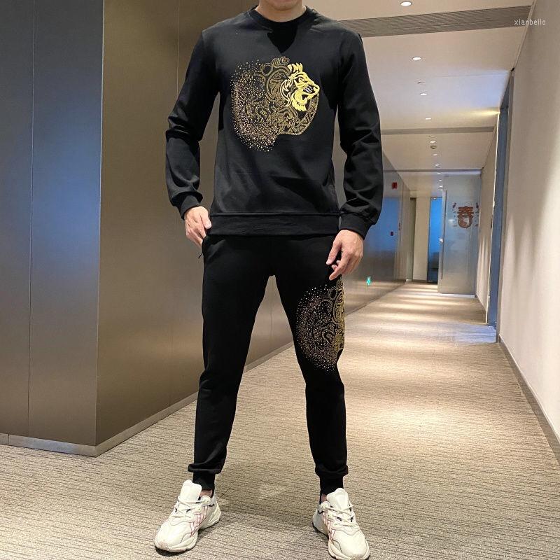 Men's Tracksuits Men's Tracksuit Sportswear Rhinestone Brand Designer Sports Hoodie Sweatpants 2 Piece Set, As shown asian size
Men's Tracksuits Men's Tracksuit Sportswear Rhinestone Brand Designer Sports Hoodie Sweatpants 2 Piece Set, As shown asian size