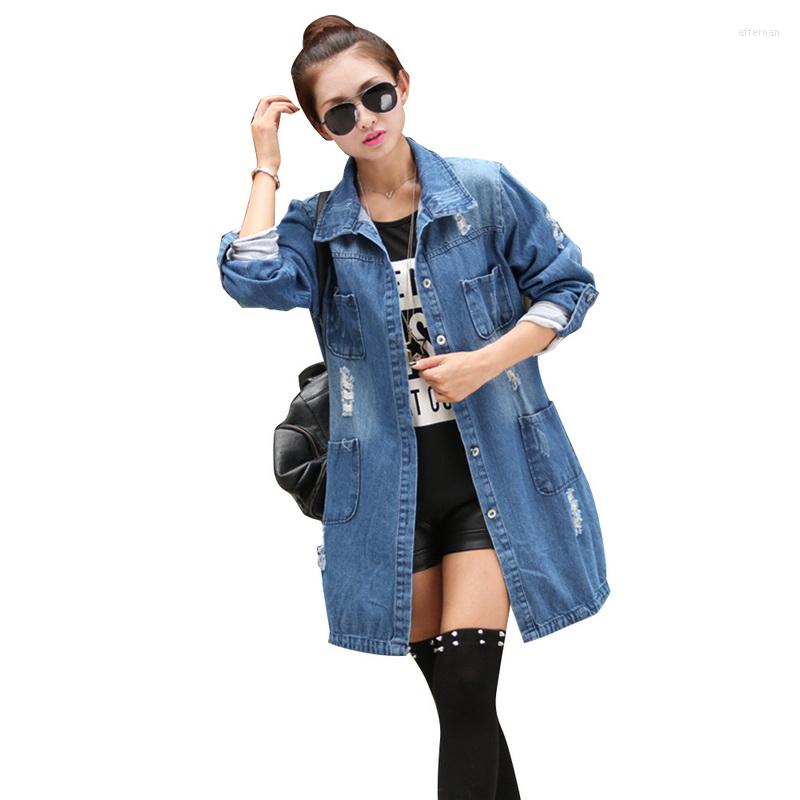 Women' Trench Coats Top Selling Product In 2022 Women' Coat Large Size Autumn Denim Long Sleeve Cardigan Korean Cowboy Windbreaker, Picture shown
Women' Trench Coats Top Selling Product In 2022 Women' Coat Large Size Autumn Denim Long Sleeve Cardigan Korean Cowboy Windbreaker, Picture shown