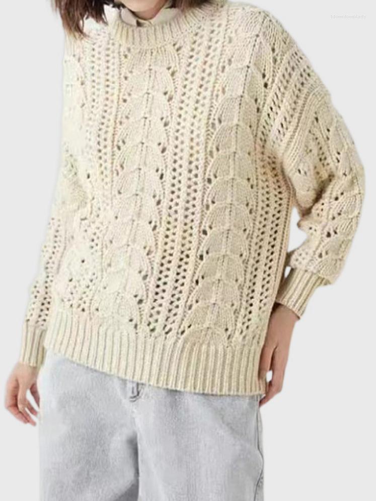 Women' Sweaters Women Sweater 2022 Autumn And Winter Round Neck Solid Color Hollow Knitted Cashmere Pullover, Yellow apricot
Women' Sweaters Women Sweater 2022 Autumn And Winter Round Neck Solid Color Hollow Knitted Cashmere Pullover, Yellow apricot