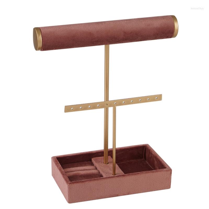 Jewelry Pouches Dual T-shaped Display Rack Jewellery Organizer Stand Holder With Tray Fast Reach
Jewelry Pouches Dual T-shaped Display Rack Jewellery Organizer Stand Holder With Tray Fast Reach