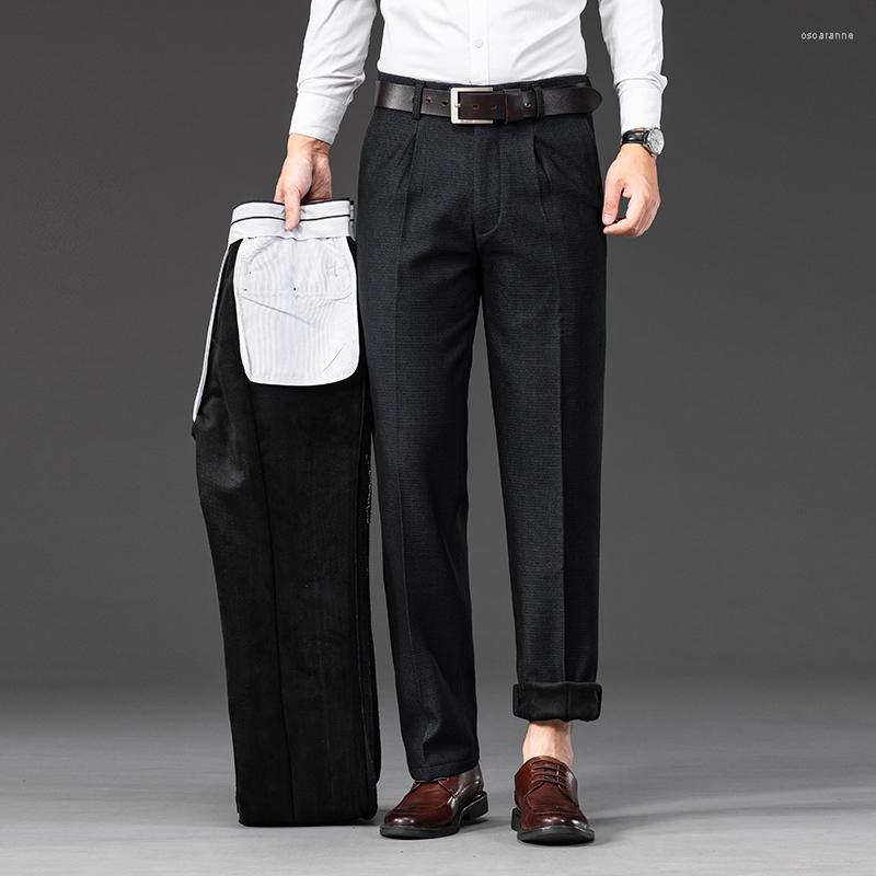 Men's Suits Top Grade Men's Winter Fleece Warm Suit Pants 2022 Men Business High Waist Elasic Straight Casual Classic Trousers, 060r
Men's Suits Top Grade Men's Winter Fleece Warm Suit Pants 2022 Men Business High Waist Elasic Straight Casual Classic Trousers, 060r