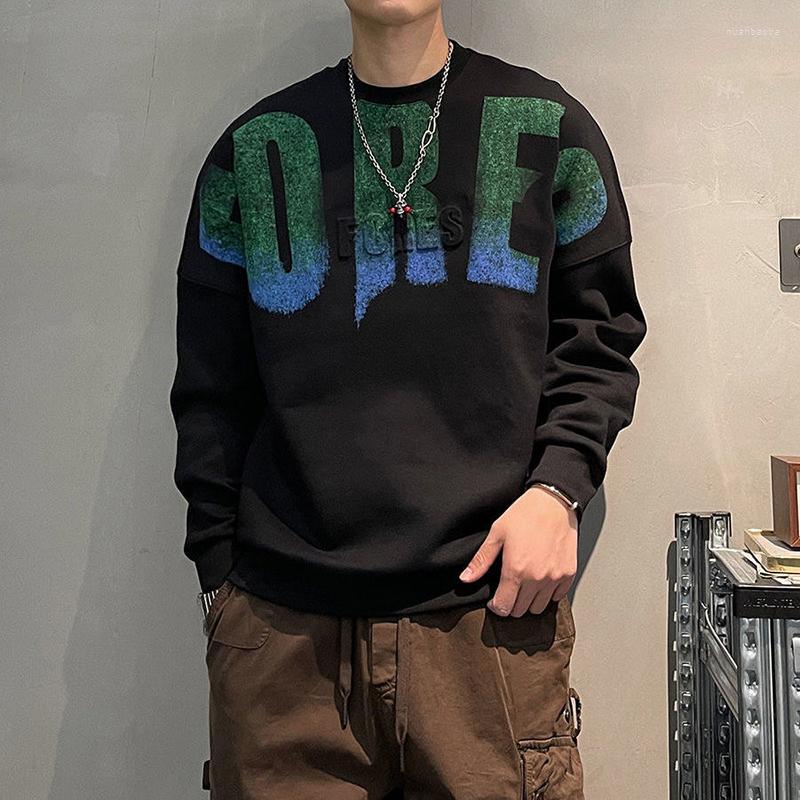 Men's Hoodies Spring And Autumn Men's Round Neck Letter Print Hoodie Loose Pullover High Quality Top Handsome Youth Sudadera Hombre, As shown asian size
Men's Hoodies Spring And Autumn Men's Round Neck Letter Print Hoodie Loose Pullover High Quality Top Handsome Youth Sudadera Hombre, As shown asian size