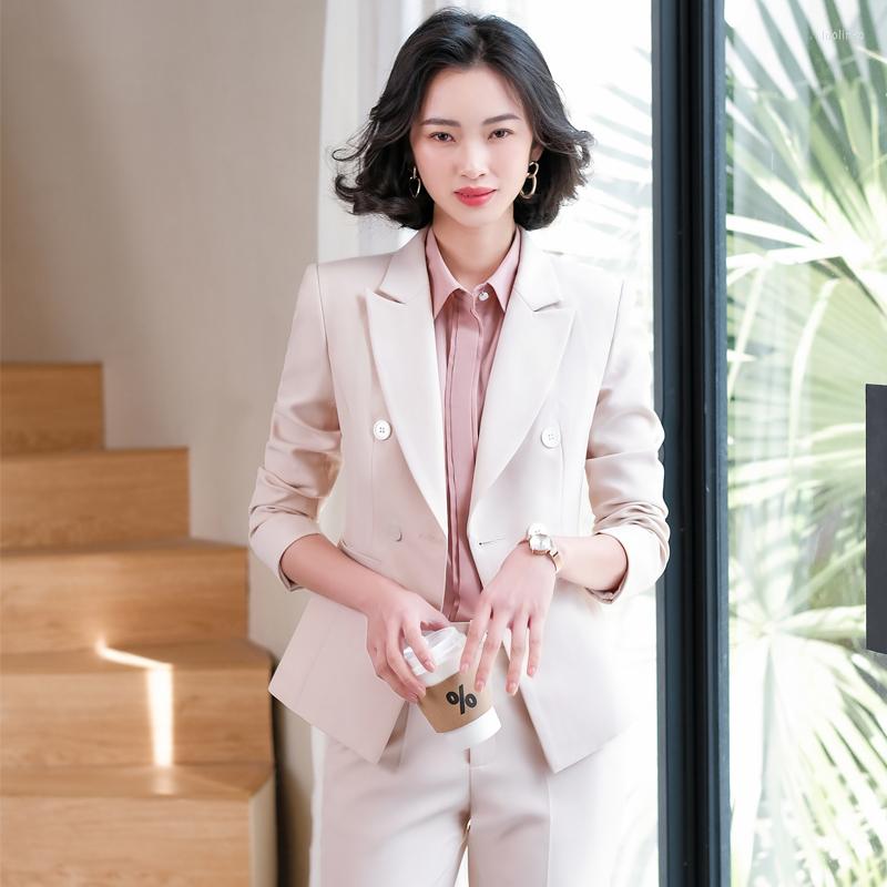 Women' Two Piece Pants Ladies Office Elegant Apricot Formal Uniform Designs Women Business Suits Pantsuits Professional OL Style Blazers, Black blazer coat
Women' Two Piece Pants Ladies Office Elegant Apricot Formal Uniform Designs Women Business Suits Pantsuits Professional OL Style Blazers, Black blazer coat