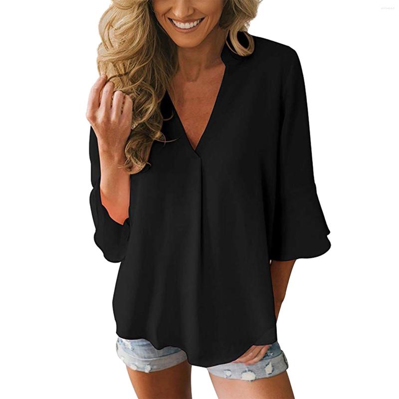 Women' Blouses Blouse For Women Dressy Casual Loose Solid V Neck Peplum Sleeve Medium Long Chiffon Tops Summer, Sky blue
Women' Blouses Blouse For Women Dressy Casual Loose Solid V Neck Peplum Sleeve Medium Long Chiffon Tops Summer, Sky blue