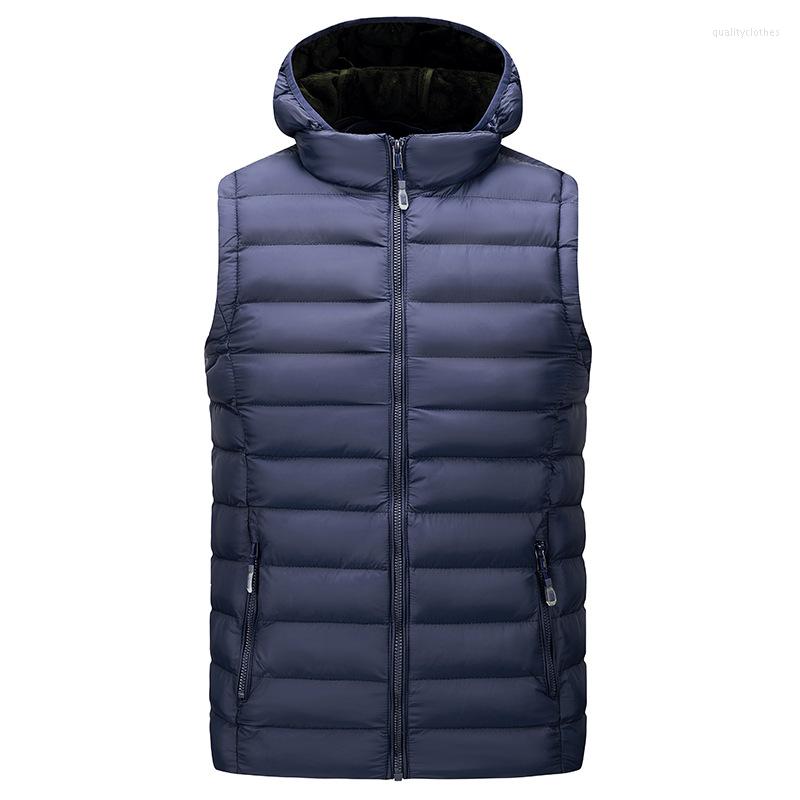 Men's Vests 2022 Winter Men Vest Coat Polyester Solid Sleeveless Puffer Hooded Jacket Warm Waistcoat Casacos De Inverno Masculino, Black
Men's Vests 2022 Winter Men Vest Coat Polyester Solid Sleeveless Puffer Hooded Jacket Warm Waistcoat Casacos De Inverno Masculino, Black