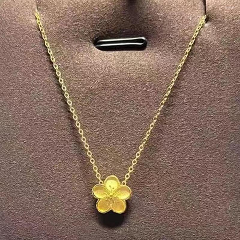 Pendant Necklaces 24k Gold Tassel Flower Charm Tiny Chains Wedding For Women Washable Collar Jewelry
Pendant Necklaces 24k Gold Tassel Flower Charm Tiny Chains Wedding For Women Washable Collar Jewelry