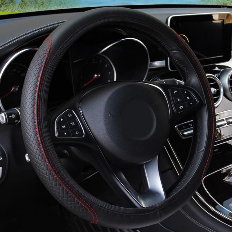 Steering Wheel Covers 1Pc Cars Cover PU Leather Good Grip Auto Vehicle Durable Decorations Interior Accessories 15" Black Universal
Steering Wheel Covers 1Pc Cars Cover PU Leather Good Grip Auto Vehicle Durable Decorations Interior Accessories 15" Black Universal