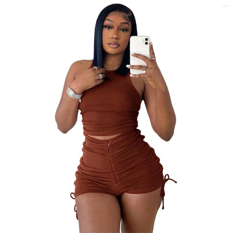 Women' Tracksuits Women' Clothing 2022 Spring Summer Sleeveless Vest Top Shorts Pleating Casual Two-Piece Suit Clothes Solid Color, Yellow
Women' Tracksuits Women' Clothing 2022 Spring Summer Sleeveless Vest Top Shorts Pleating Casual Two-Piece Suit Clothes Solid Color, Yellow