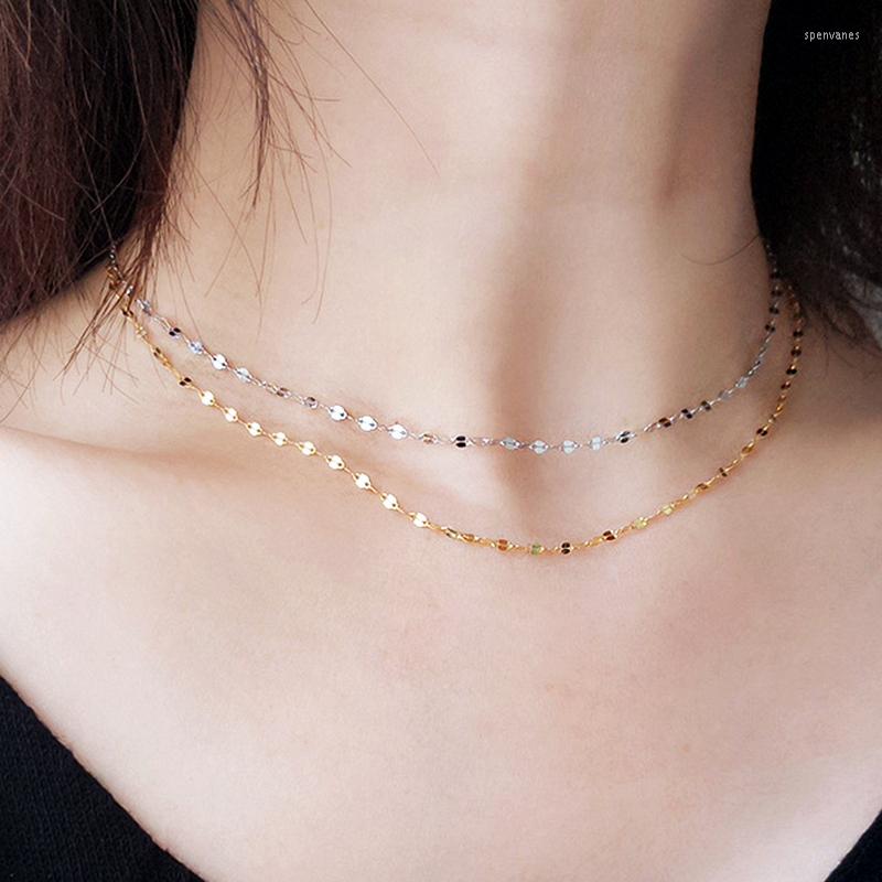 Chains Women Water Wave Chain Necklace Long Choker Clavicle Necklaces Jewelry For 
Chains Women Water Wave Chain Necklace Long Choker Clavicle Necklaces Jewelry For
