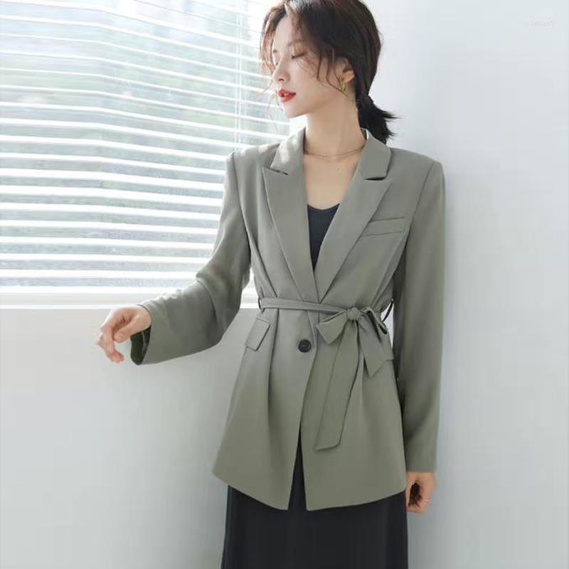 Women' Jackets Female 2022 Autumn Casual Loose Jacket One Button Coat V-neck Three Quarter Sleeve XZ507, Green
Women' Jackets Female 2022 Autumn Casual Loose Jacket One Button Coat V-neck Three Quarter Sleeve XZ507, Green