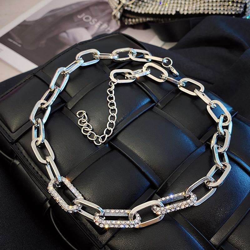 Chains 2022 Gold Silver Color Women Hip Hop Chain Chokers Men Rhinestone Necklace Jewelry For Party Accessories
Chains 2022 Gold Silver Color Women Hip Hop Chain Chokers Men Rhinestone Necklace Jewelry For Party Accessories