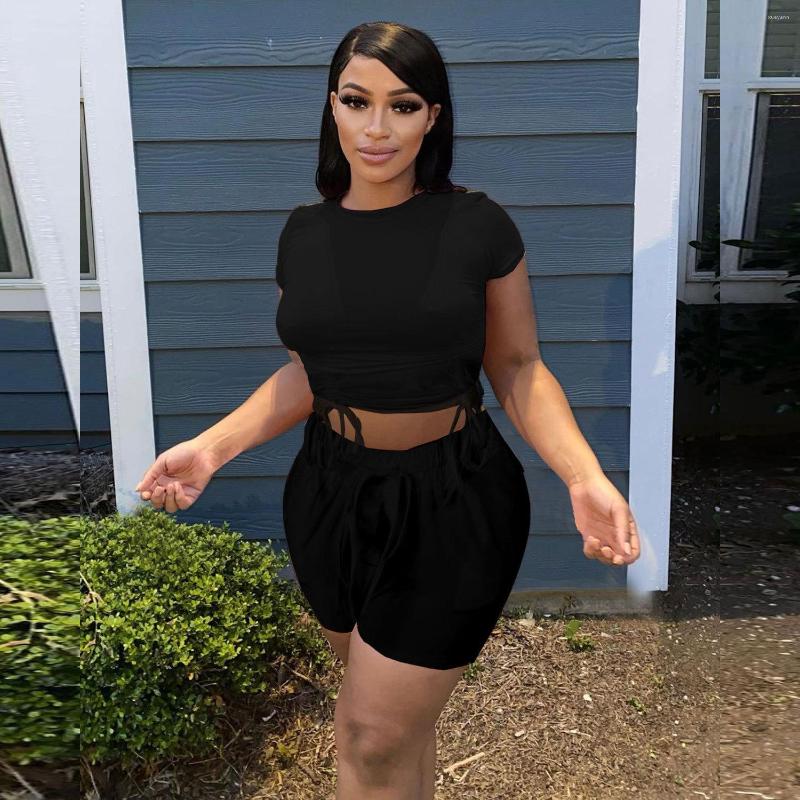 Women' Tracksuits Fitness Tracksuit Women Two Piece Shorts Set Summer Solid Color Short Sleeve T-Shirt Crop Top Biker Pants Jogger Suits, Black
Women' Tracksuits Fitness Tracksuit Women Two Piece Shorts Set Summer Solid Color Short Sleeve T-Shirt Crop Top Biker Pants Jogger Suits, Black