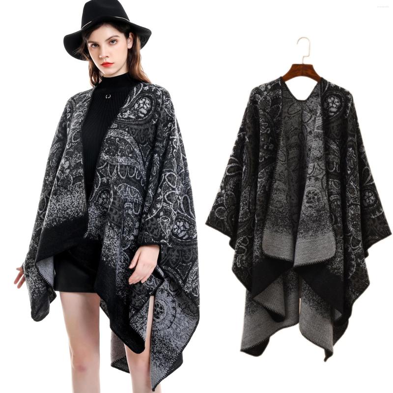 Scarves Winter Cape Poncho Women Imitated Cashmere Coat Elegant Cloak Thermal Ponchos Capes Et Warm Blanket
Scarves Winter Cape Poncho Women Imitated Cashmere Coat Elegant Cloak Thermal Ponchos Capes Et Warm Blanket